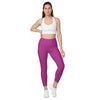 Elevate Leggings with Pockets (Red Violet)
