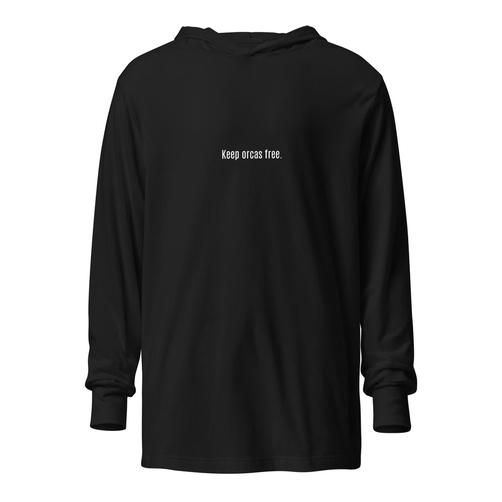 Keep Orcas Free Hoodie Black